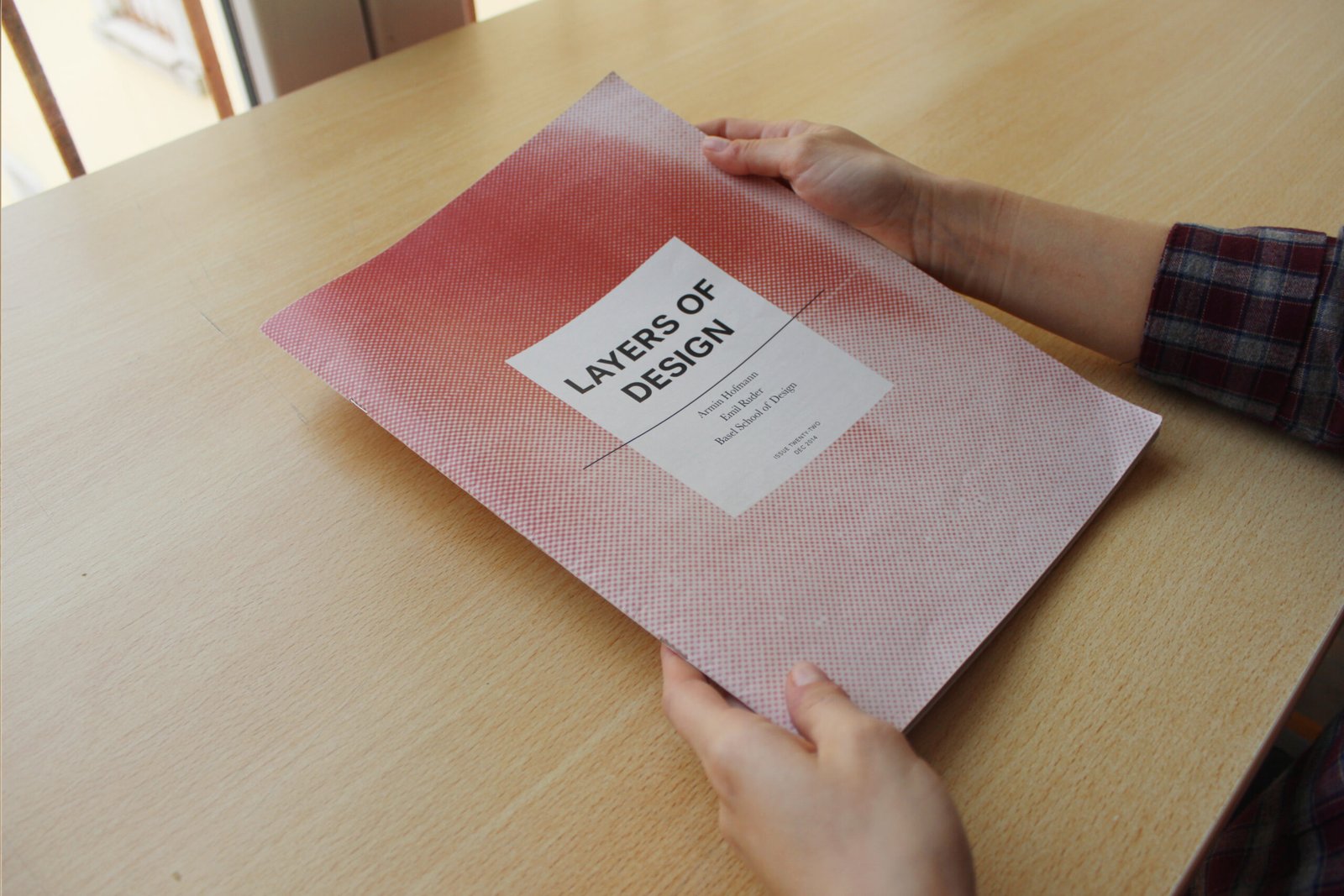 Layers of Design journal spread — project cover