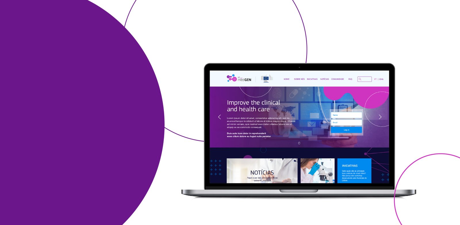 PT_medGEN visual identity — project cover