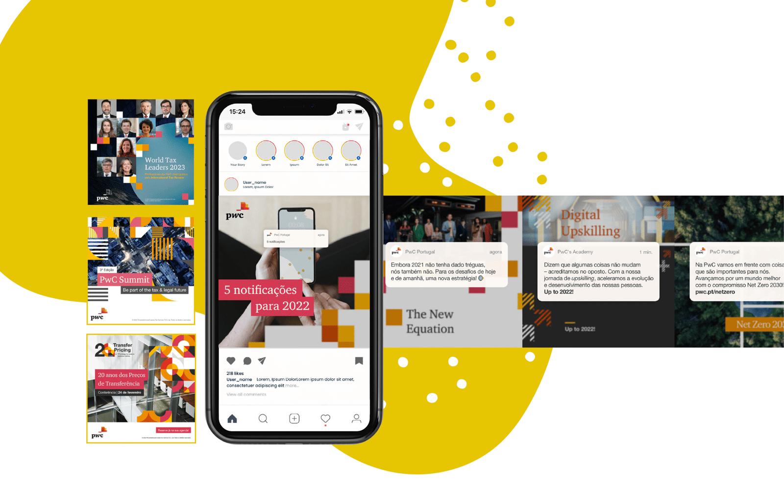 Social media content — project cover